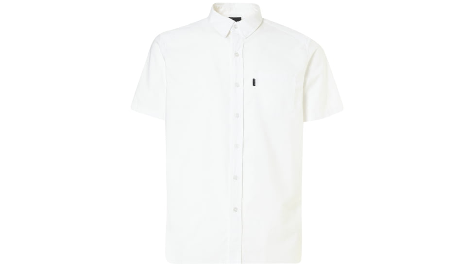 Oakley Oxford Short Sleeve - Mens, White, Small, 401886-100-S