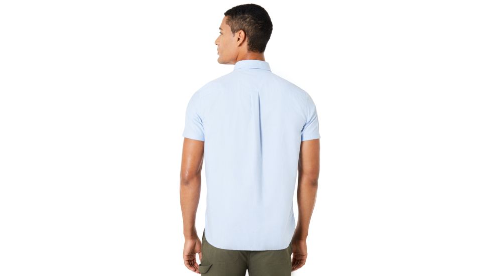 Oakley Oxford Short Sleeve Shirt - Mens, Marvel Blue, Extra Small, 401886-6E1-XS