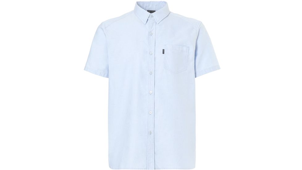Oakley Oxford Short Sleeve Shirt - Mens, Marvel Blue, Extra Small, 401886-6E1-XS