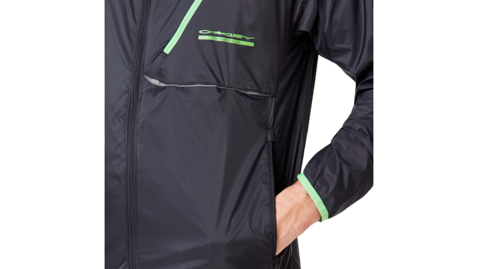 Oakley Packable Jacket - Mens, Blackout, Extra Large, 412798-02E-XL
