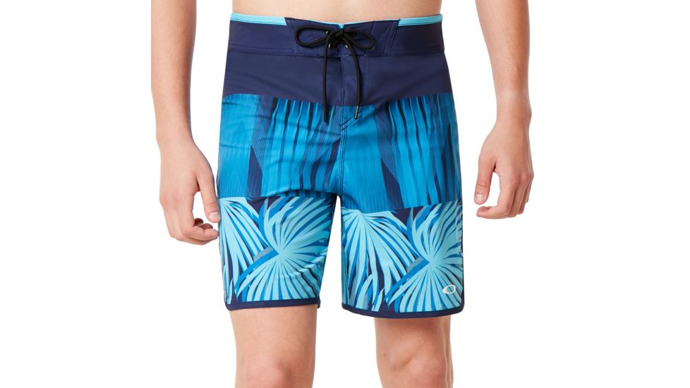 Oakley Palm Geometric Boardshort 19 in- Mens, Atol Blue Palm P, 34, 482566-99B-34