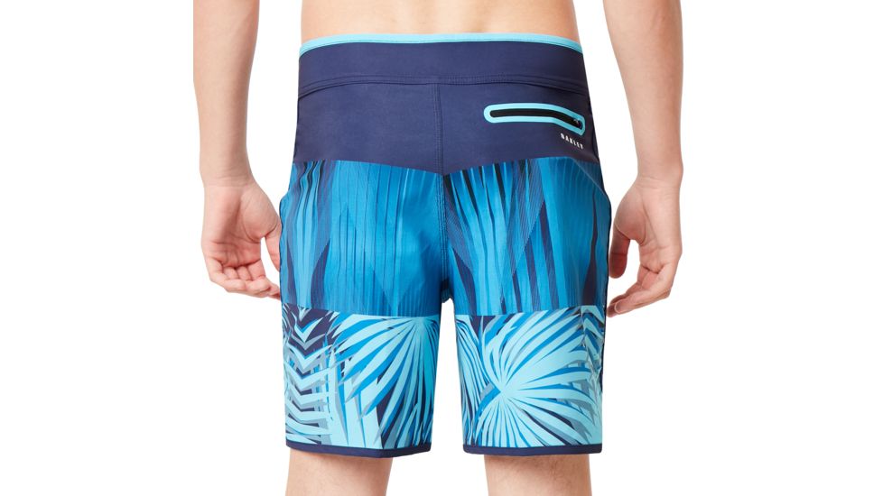 Oakley Palm Geometric Boardshort 19 in- Mens, Atol Blue Palm P, 34, 482566-99B-34