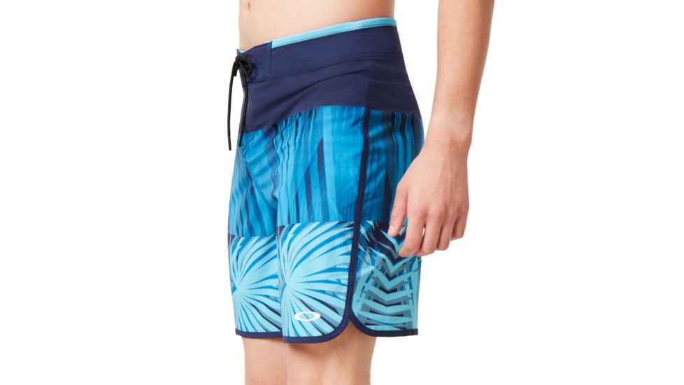 Oakley Palm Geometric Boardshort 19 in- Mens, Atol Blue Palm P, 34, 482566-99B-34