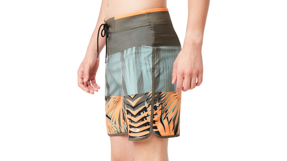 Oakley Palm Geometric Boardshort 19 - Mens, Autumn Glory Palm P, 40, 482566-99A-40