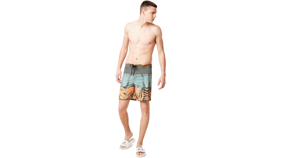 Oakley Palm Geometric Boardshort 19 - Mens, Autumn Glory Palm P, 40, 482566-99A-40