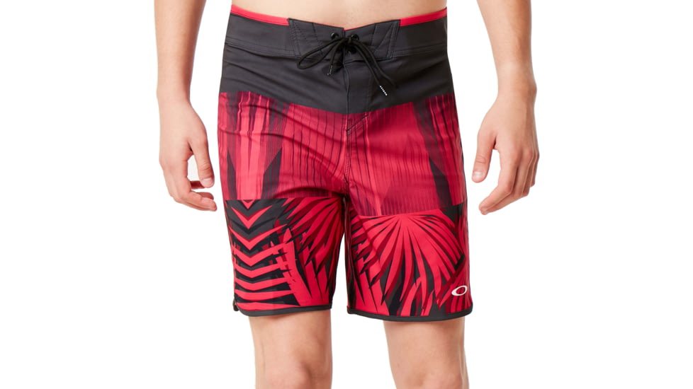 Oakley Palm Geometric Boardshort 19 - Mens, Raspberry Palm P, 31, 482566-99R-31