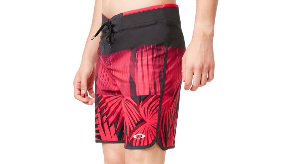 Oakley Palm Geometric Boardshort 19 - Mens, Raspberry Palm P, 31, 482566-99R-31