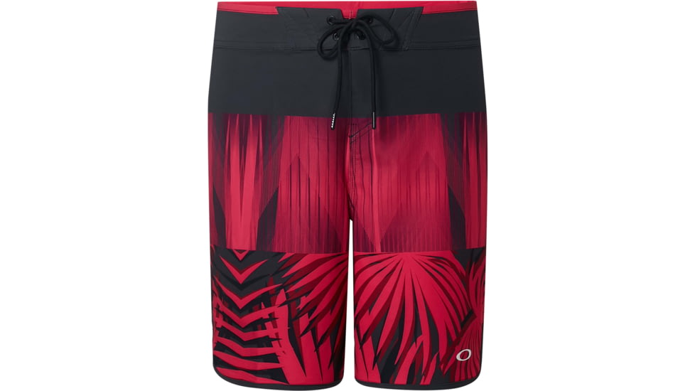 Oakley Palm Geometric Boardshort 19 - Mens, Raspberry Palm P, 31, 482566-99R-31