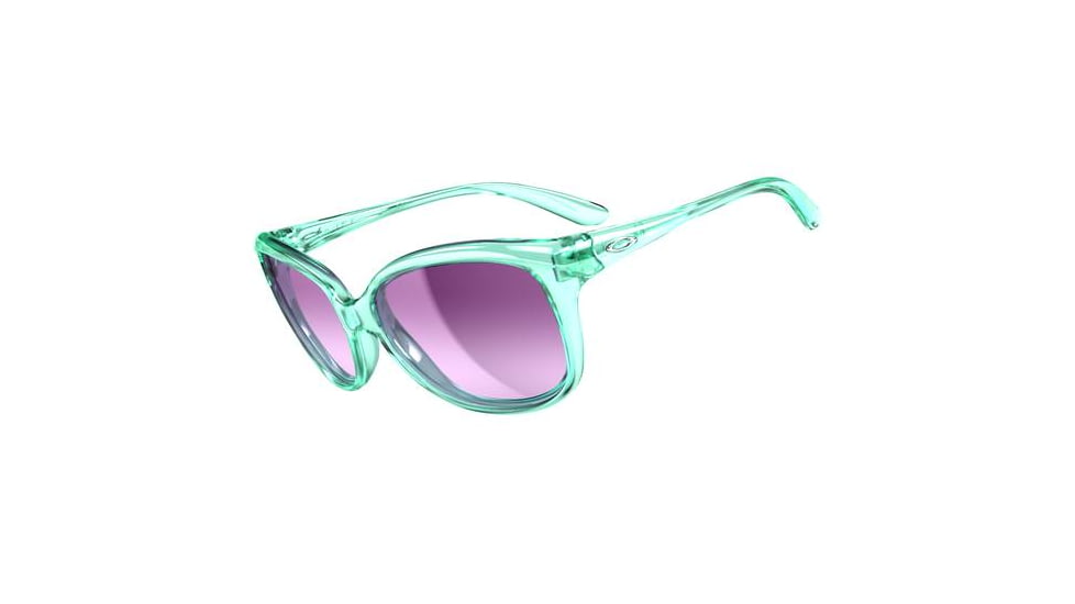 Oakley Pampered Sunglasses, Cucumber Melon Frame, Black Violet Gradient Lens OO9160-05