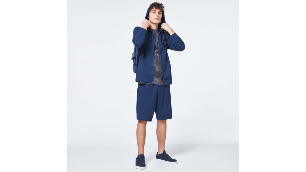 Oakley Patch Full Zip Hoodie - Mens, Universal Blue, 2XL, FOA400019-6ZZ-XXL