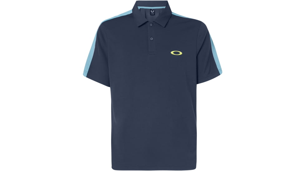Oakley Perforated Solid Polo - Mens, Foggy Blue, Extra Large, 434399-6FB-XL
