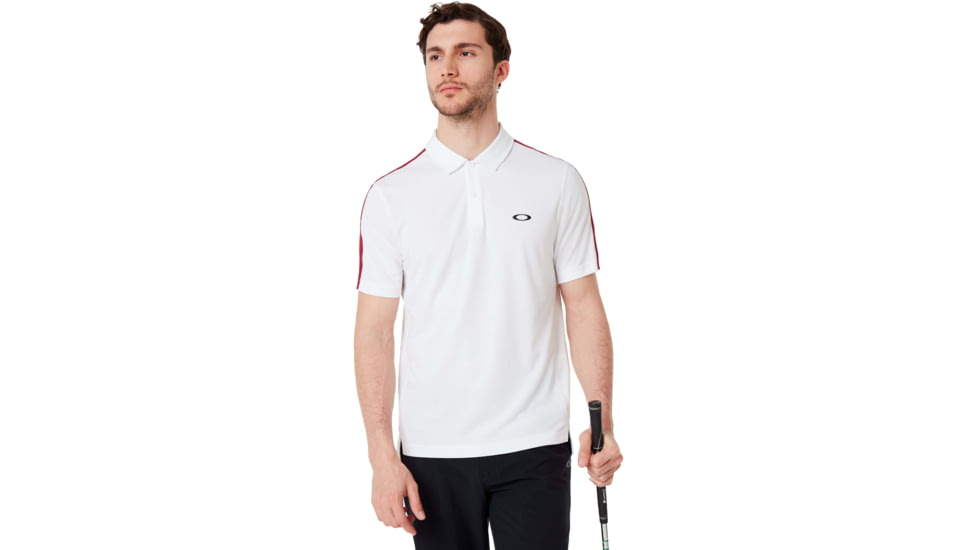 Oakley Perforated Solid Polo - Mens, White, Extra Large, 434399-100-XL