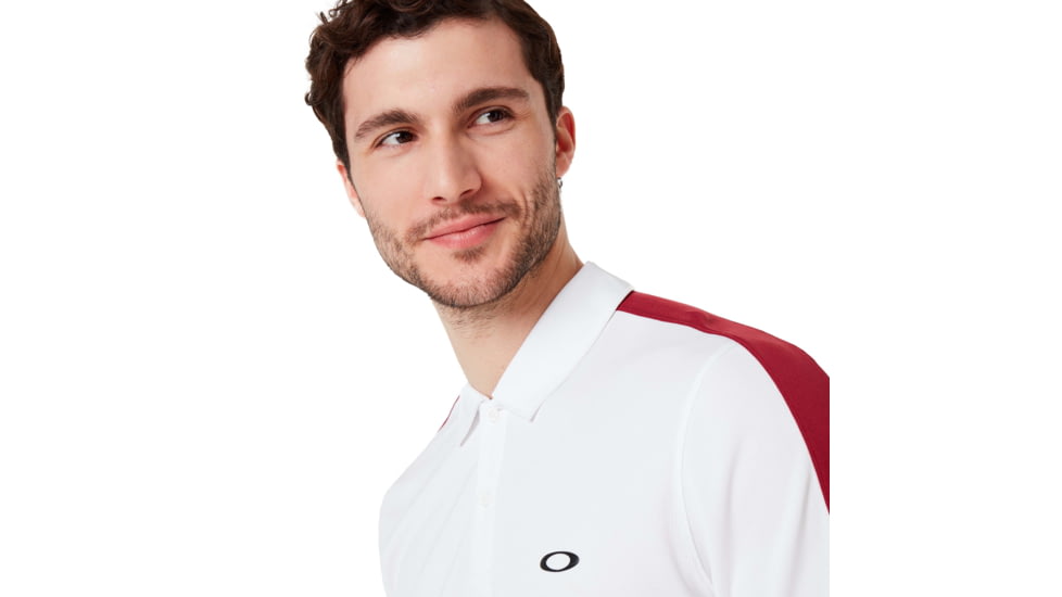 Oakley Perforated Solid Polo - Mens, White, Extra Large, 434399-100-XL