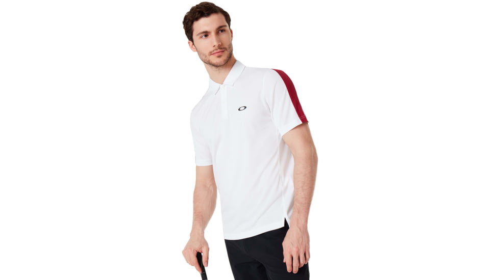 Oakley Perforated Solid Polo - Mens, White, Extra Large, 434399-100-XL