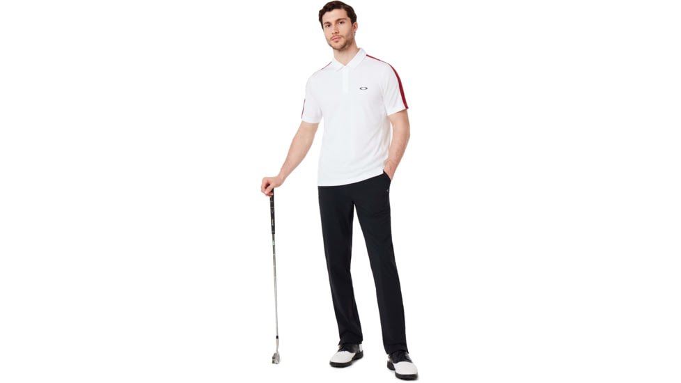 Oakley Perforated Solid Polo - Mens, White, Extra Large, 434399-100-XL