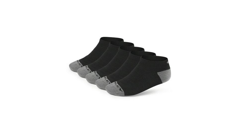 Oakley Performance Basic Low Cut Sock 5 Pack, Black, Medium 93233-001-MD