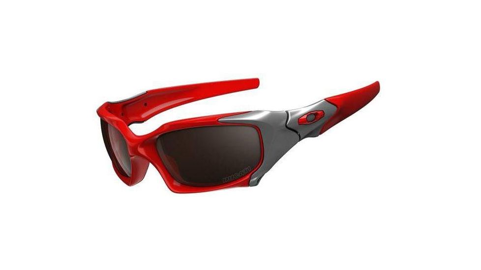 Oakley Pit Boss Ducati Red Frame w/ VR28 Black Iridium Polarized Lenses Sunglasses 24-247