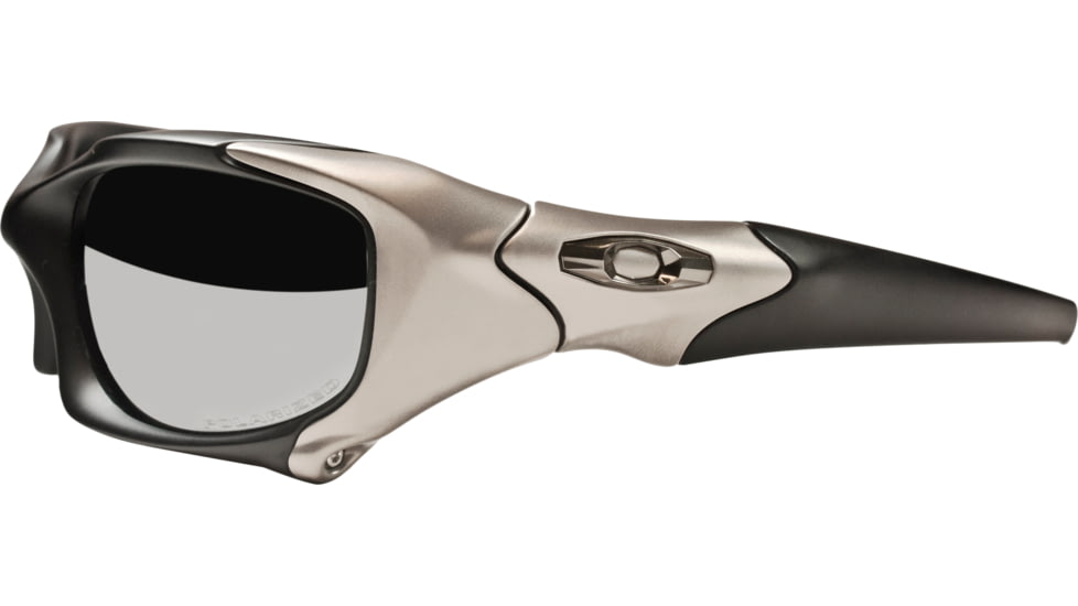Oakley Pit Boss Matte Black /Ti Frame w/ Black Iridium Polarized Lenses Men's Sunglasses 03-303