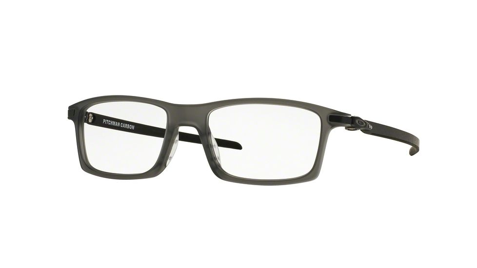 Oakley PITCHMAN CARBON OX8092 Eyeglass Frames 809202-55 - Satin Grey Smoke Frame