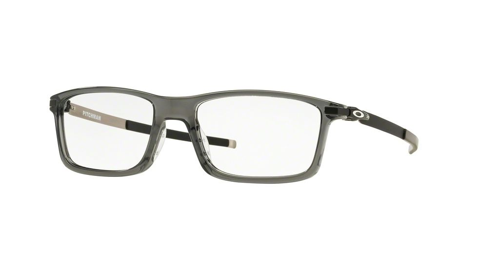Oakley PITCHMAN OX8050 Progressive Prescription Eyeglasses 805006-55 - Grey Smoke Frame