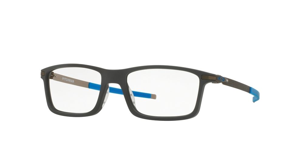 Oakley PITCHMAN OX8050 Progressive Prescription Eyeglasses 805007-53 - Satin Pavement Frame