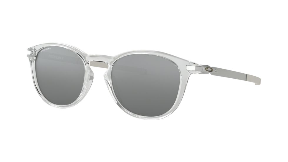 Oakley PITCHMAN R OO9439 Sunglasses 943902-50 - Polished Clear Frame, Prizm Black Lenses