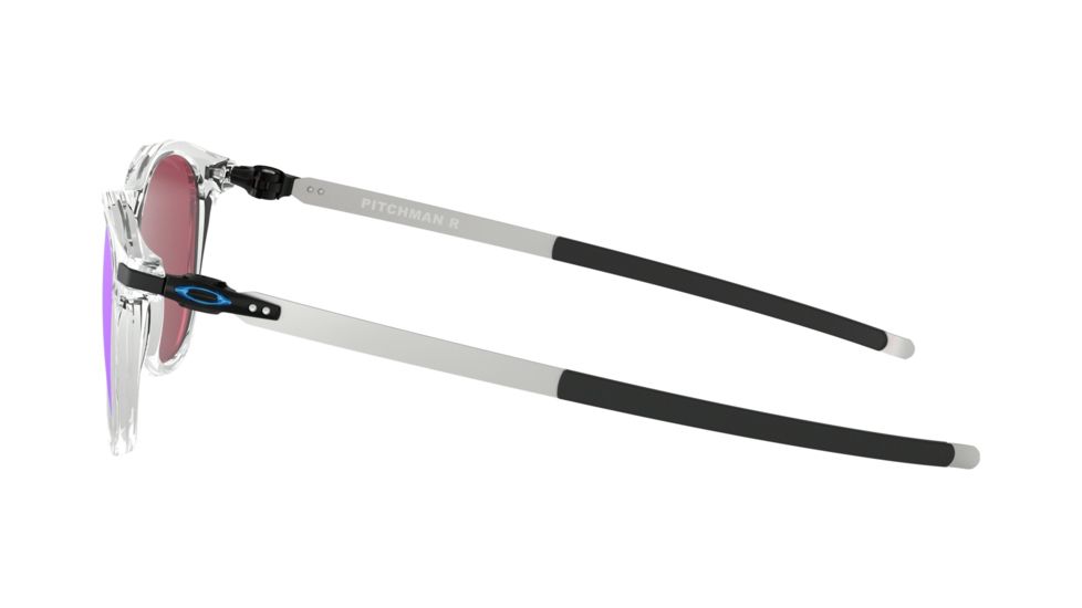 Oakley PITCHMAN R OO9439 Sunglasses 943904-50 - Polished Clear Frame, Prizm Sapphire Lenses