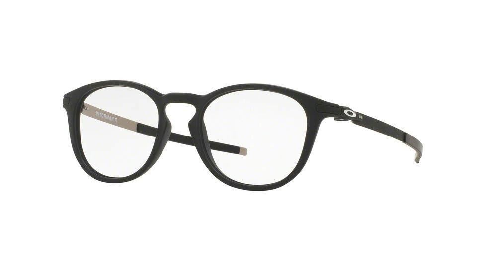 Oakley PITCHMAN R OX8105 Bifocal Prescription Eyeglasses 810501-50 - Satin Black Frame