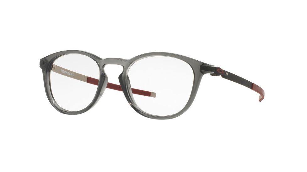 Oakley PITCHMAN R OX8105 Bifocal Prescription Eyeglasses 810502-50 - Grey Smoke Frame