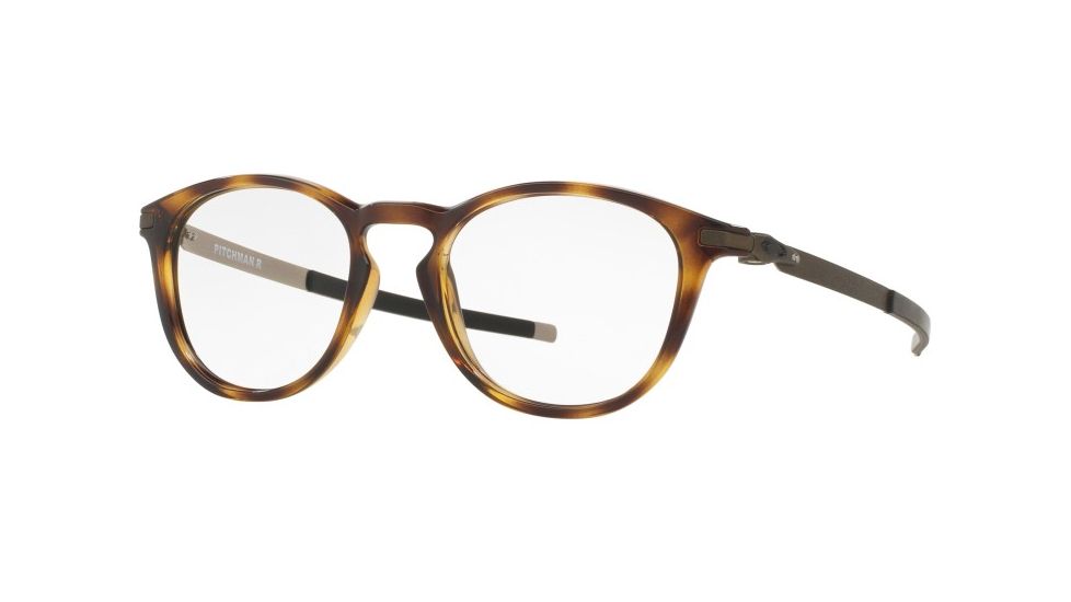 Oakley PITCHMAN R OX8105 Bifocal Prescription Eyeglasses 810503-50 - Brown Tortoise Frame