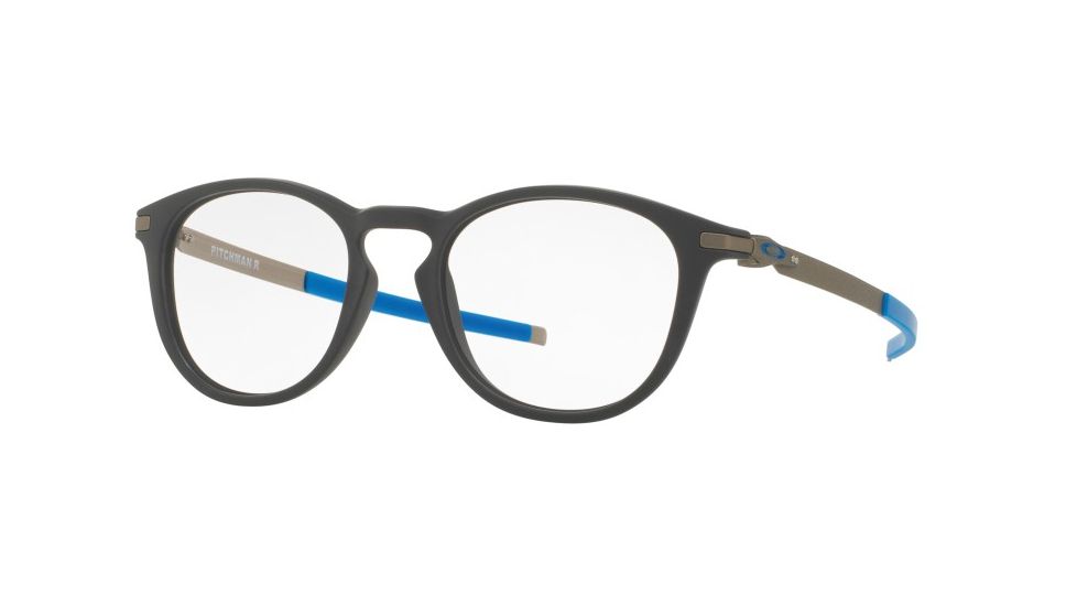 Oakley PITCHMAN R OX8105 Bifocal Prescription Eyeglasses 810505-50 - Satin Pavement Frame