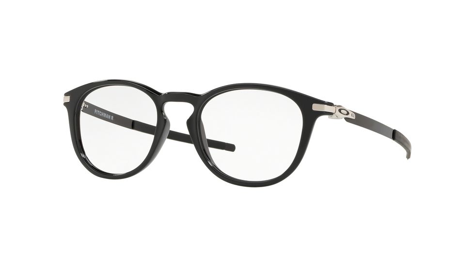 Oakley PITCHMAN R OX8105 Bifocal Prescription Eyeglasses, 50mm, Polished Black, OX8105-810506-50-BI