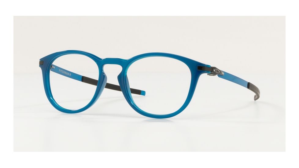 Oakley PITCHMAN R OX8105 Bifocal Prescription Eyeglasses, 50mm, Trans Azure, OX8105-810510-50-BI