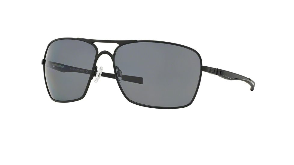 Oakley PLAINTIFF SQUARED OO4063 Progressive Prescription Sunglasses OO4063-406304-63 - Lens Diameter 63 mm, Frame Color Matte Black