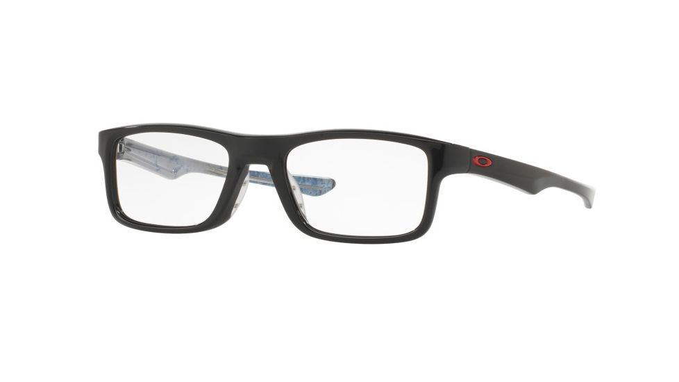 Oakley PLANK 2.0 OX8081 Progressive Prescription Eyeglasses 808102-53 - Polished Black Frame