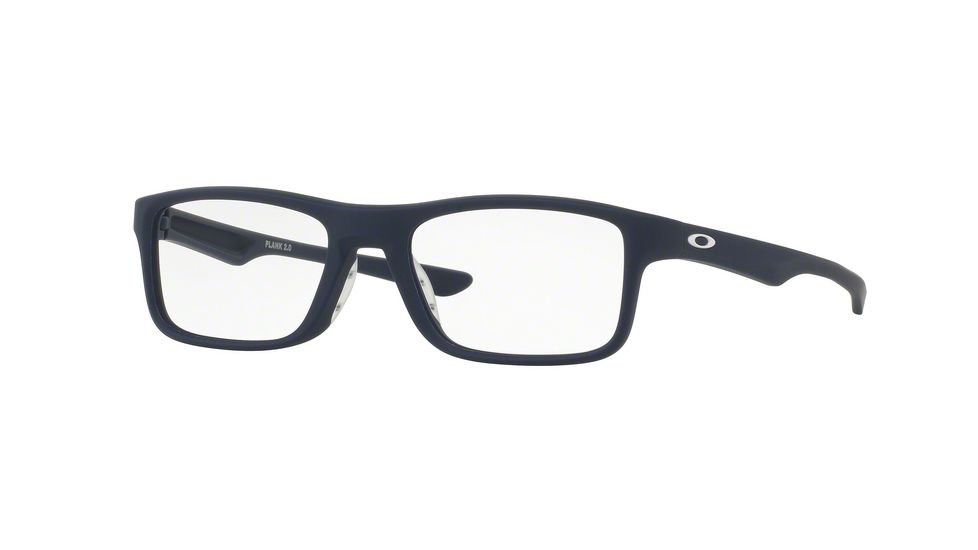 Oakley PLANK 2.0 OX8081 Progressive Prescription Eyeglasses 808103-53 - Softcoat Universal Blue Frame