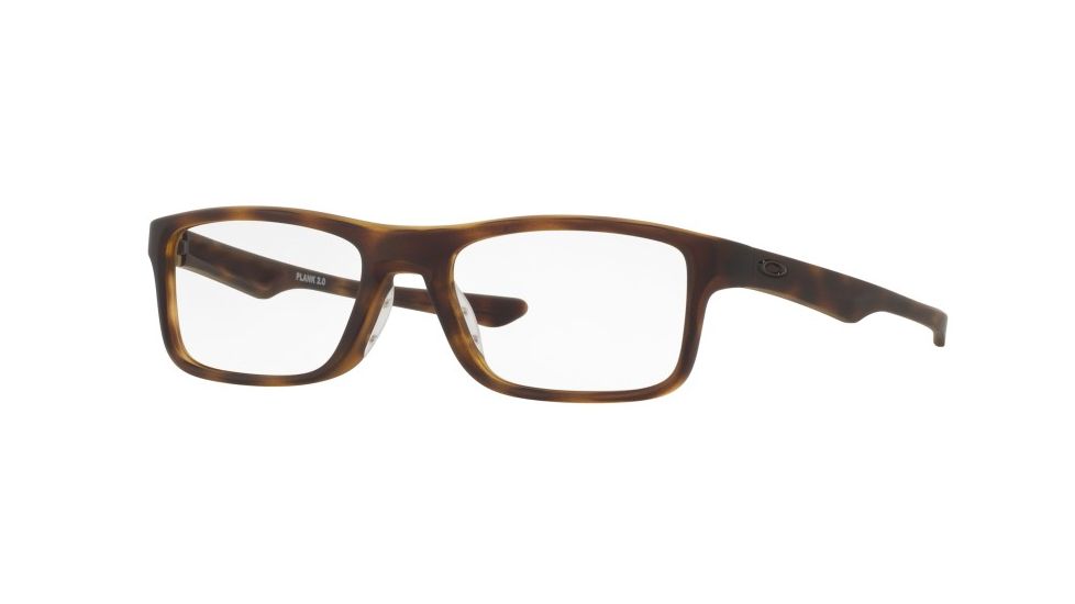 Oakley PLANK 2.0 OX8081 Progressive Prescription Eyeglasses 808104-53 - Softcoat Tortoise Frame
