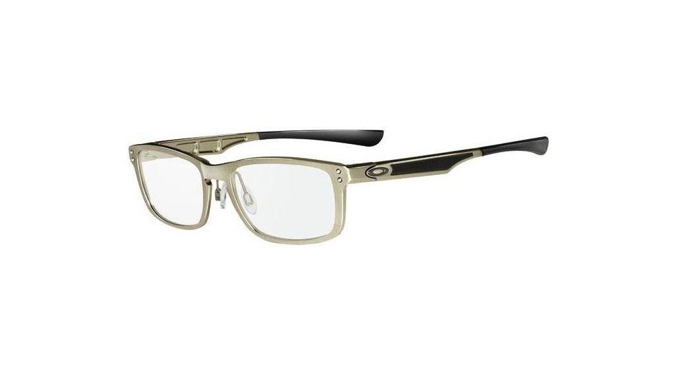 Oakley Plank 53mm Brushed Silver Eyeglass Frames w/ Blank Lenses 22-194
