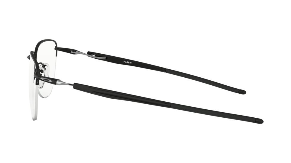 Oakley PLIER OX5142 Eyeglass Frames 514201-52 - Satin Black Frame, Clear Lenses
