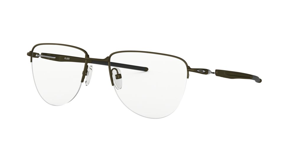 Oakley PLIER OX5142 Eyeglass Frames 514202-54 - Pewter Frame, Clear Lenses