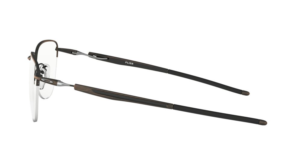 Oakley PLIER OX5142 Eyeglass Frames 514203-52 - Satin Toast Frame, Clear Lenses