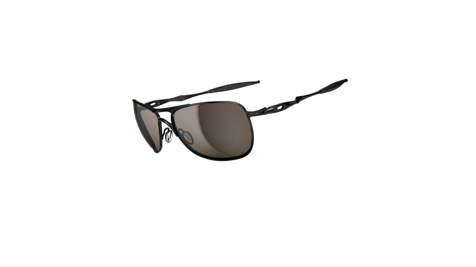 Oakley Crosshair Sunglasses, Polished Black Frame, Warm Grey Lens OO4060-05