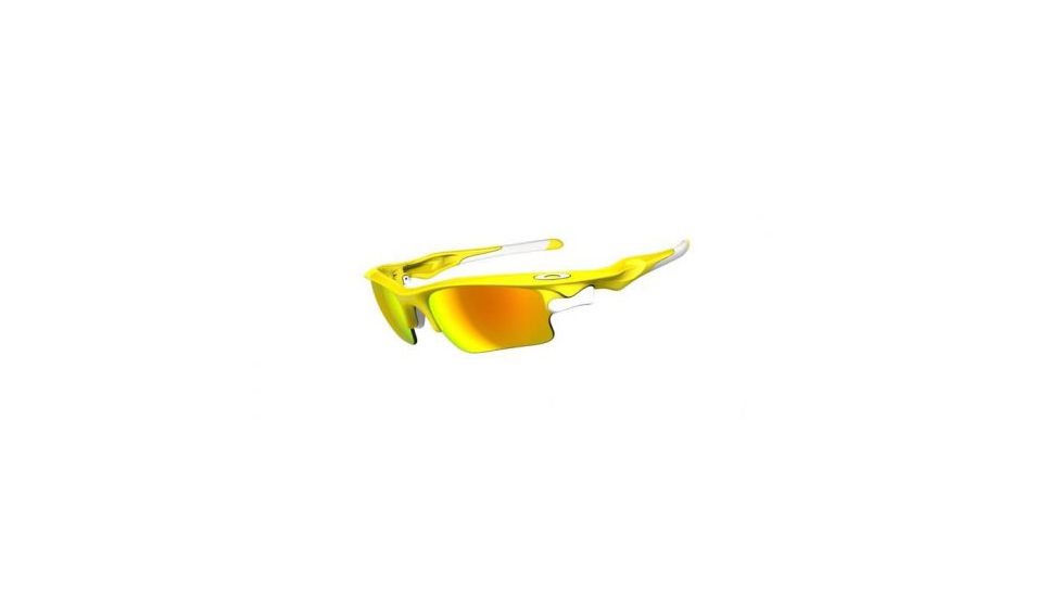 Oakley Fast Jacket XL Single Vision Prescription Sunglasses - Chrome Frame OO9156-02