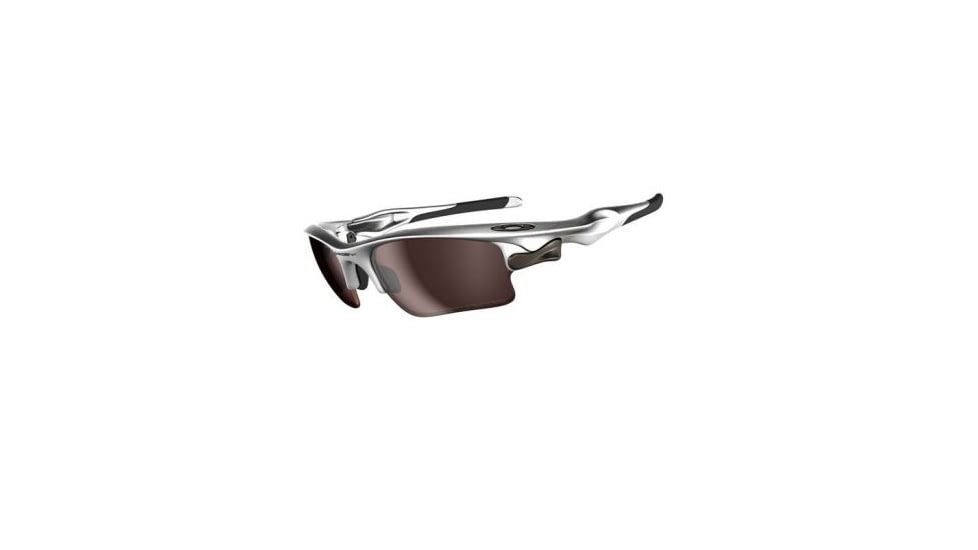 Oakley Fast Jacket XL Single Vision Prescription Sunglasses - Silver Frame OO9156-08
