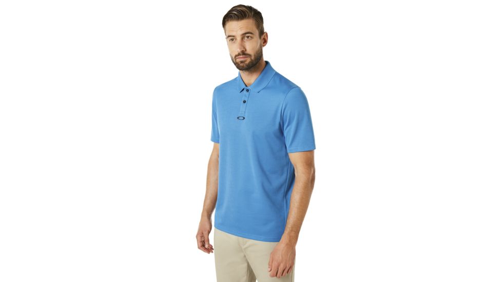 Oakley Polo Shirt Short Sleeve Perforated - Mens, Blackout, Large 434224-02E-L