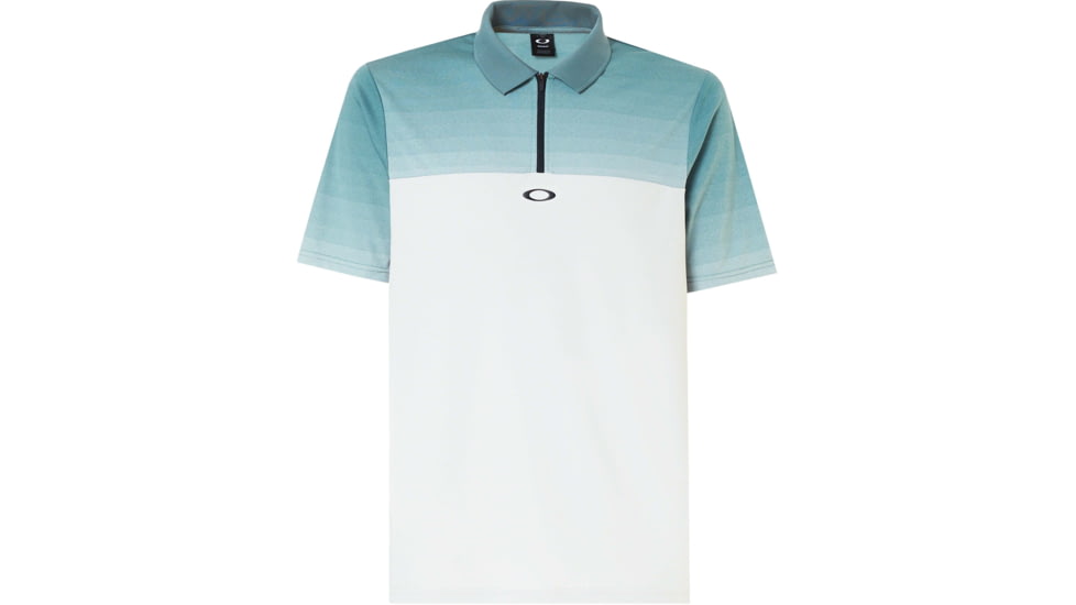 Oakley Polo Shirt Short Sleeve Sublimated Jacquard - Mens, Light Grey, Extra Large, 434222-202-XL