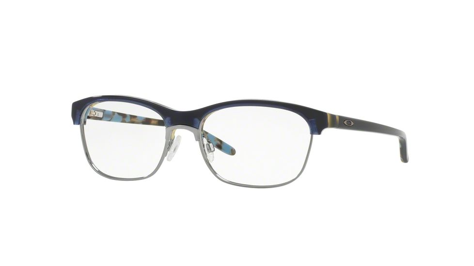 Oakley PONDER OX1134 Single Vision Prescription Eyeglasses 113404-52 - Navy Frame