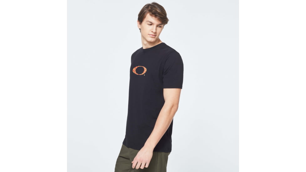 Oakley Pop Ellipse Short Sleeve Tee - Mens, Blackout, Small, FOA400056-02E-S