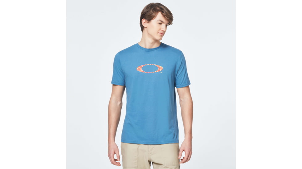 Oakley Pop Ellipse Short Sleeve Tee - Mens, Interstellar Blue, Large, FOA400056-6TR-L