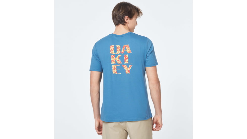 Oakley Pop Ellipse Short Sleeve Tee - Mens, Interstellar Blue, Large, FOA400056-6TR-L